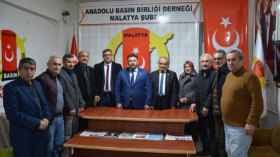 Büyük Birlik Partisi İl Teşkilatından Anadolu Basın Birliğine Ziyaret