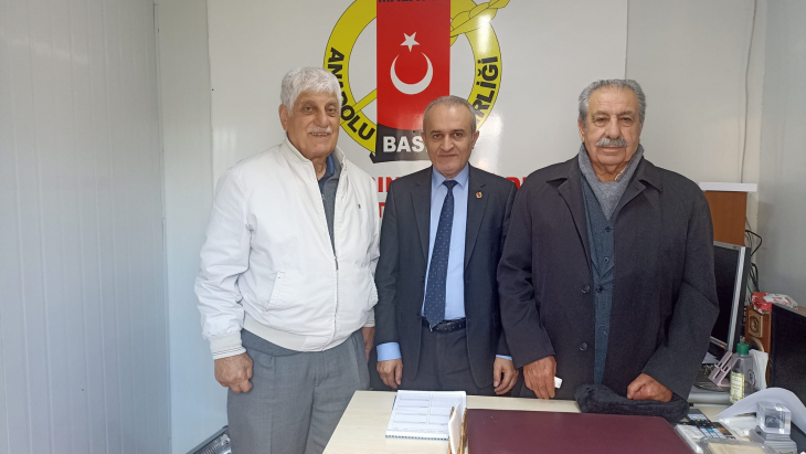 Genel Başkan Taşçı'dan Anadolu Basın Birliği Malatya Şubesi'ne Ziyaret