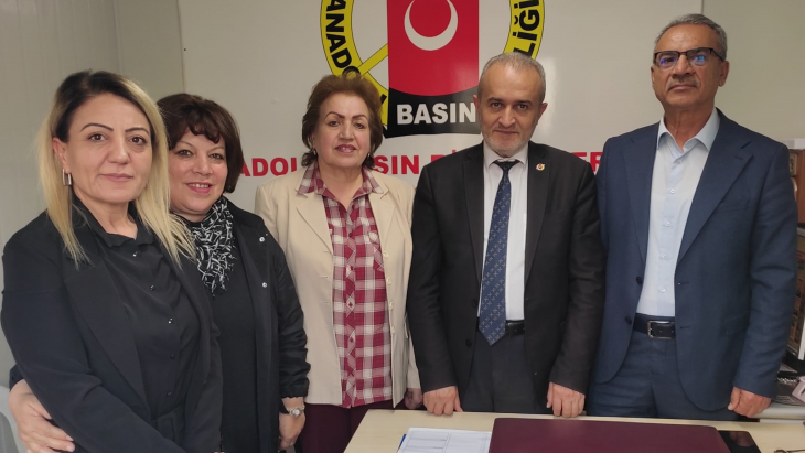 Ocak Partisi'nden Anadolu Basın Birliği Derneği'ne Ziyaret