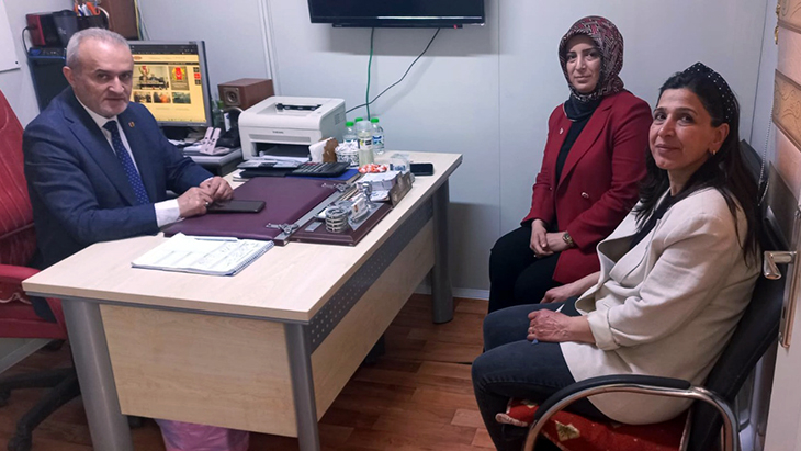 Yeniden Refah Partisi Kadın Kolları Başkanlığından Anadolu Basın Birliği’ne Ziyaret